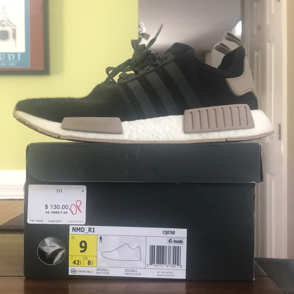 NMD R1 ‘Black Wool’